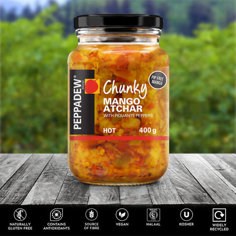 Peppadew Atchar - Chunky Hot Mango 400g