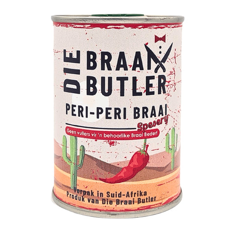 Braai Butler Spice Tin Peri Peri 250ml