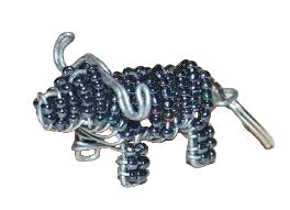 Beaded Animals Keyrings