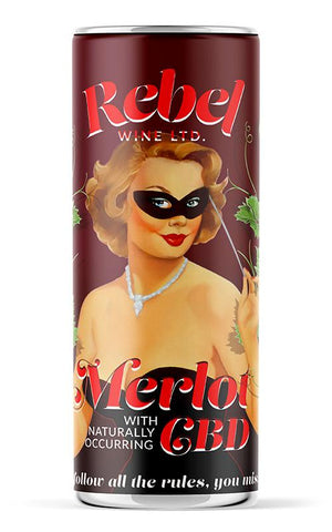 Rebel Merlot 200ml can