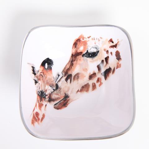 Giraffe Square Bowl 16cm