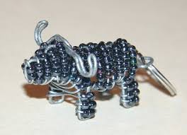 Beaded Animals Keyrings